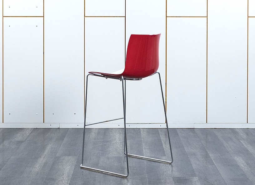 Барный стул Arper  Пластик Красный Catifa 46  (УДПК-03073)